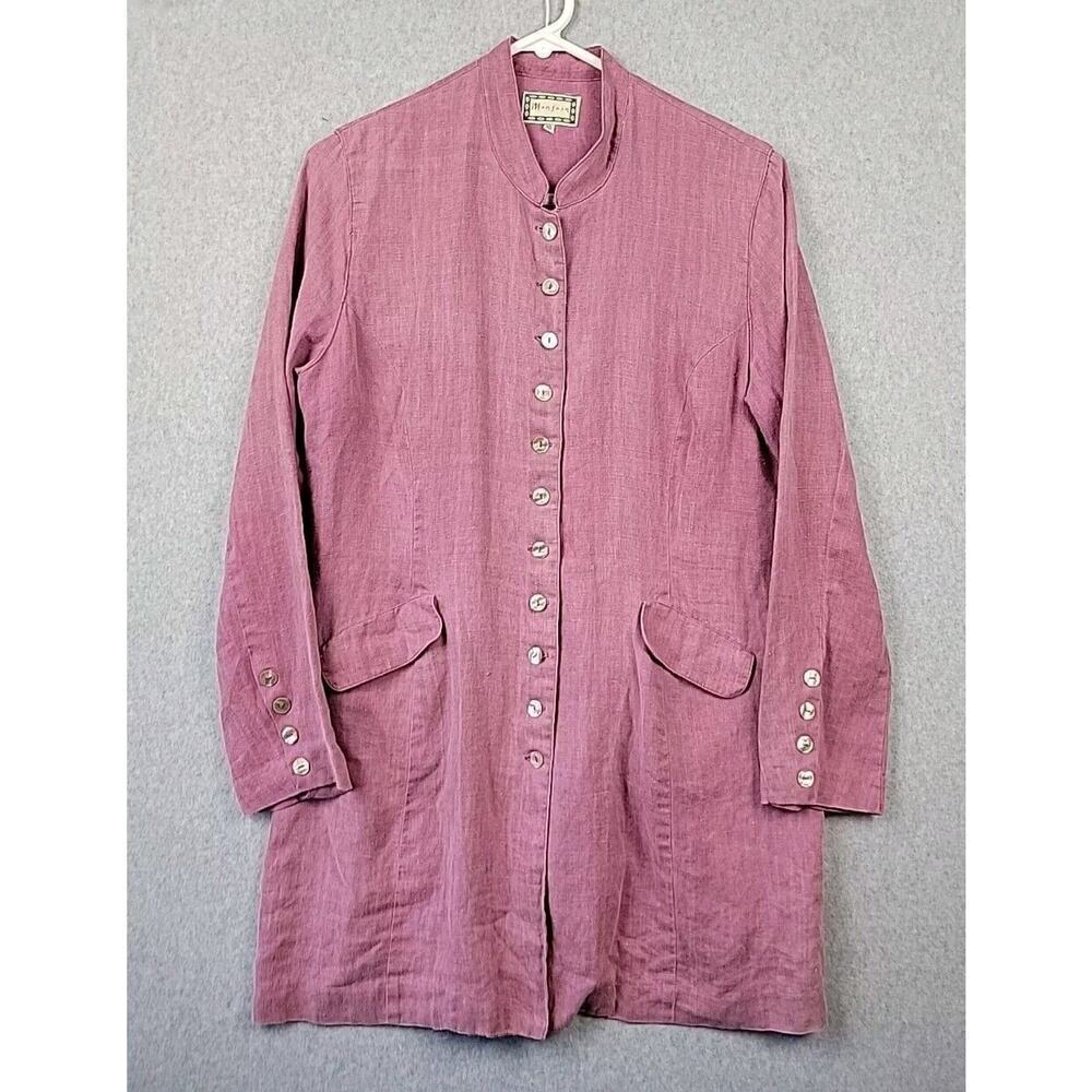 Monsoon Pink Button-Down Blouse